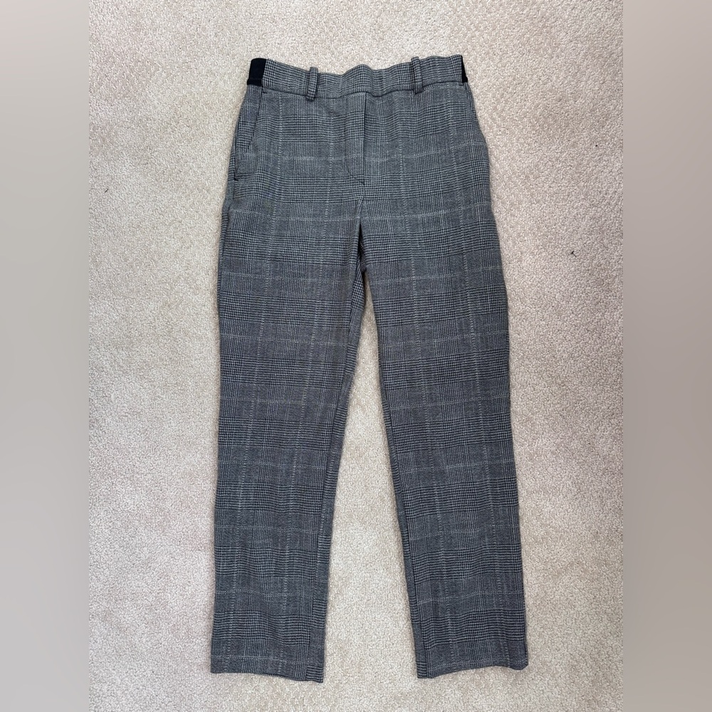 H&M Men's Charcoal Checkered Trousers